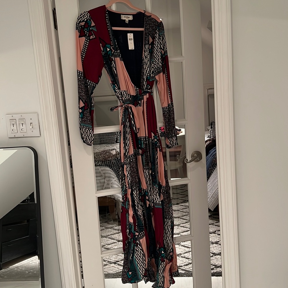 Brand new beautiful long sleeve Anthropologie maxi dress